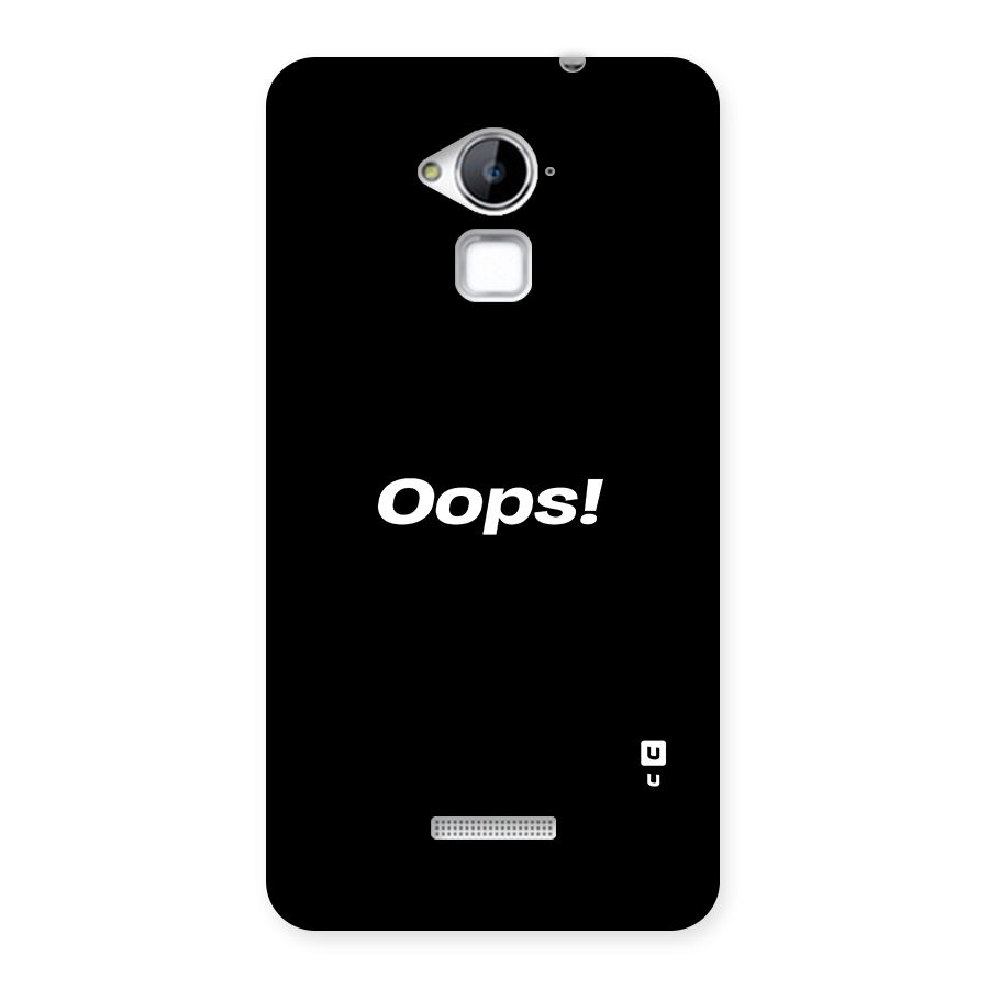 Just Oops Back Case for Coolpad Note 3