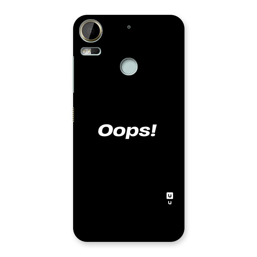 Just Oops Back Case for Desire 10 Pro