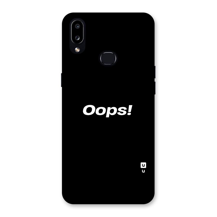 Just Oops Back Case for Galaxy A10s