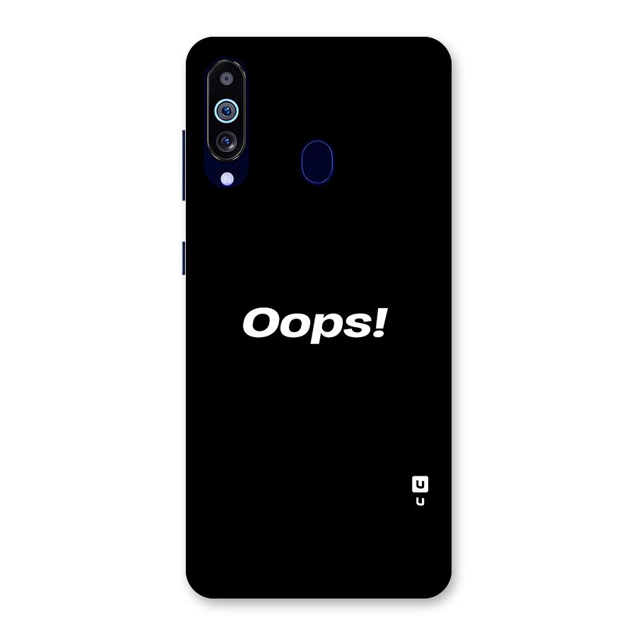 Just Oops Back Case for Galaxy M40