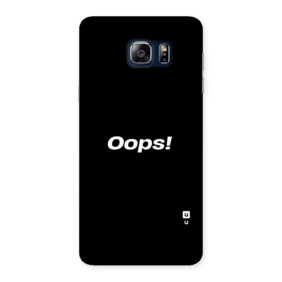 Just Oops Back Case for Galaxy Note 5
