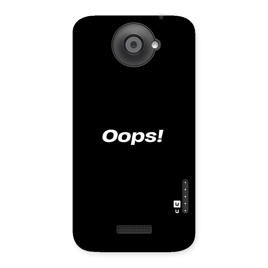 Just Oops Back Case for HTC One X