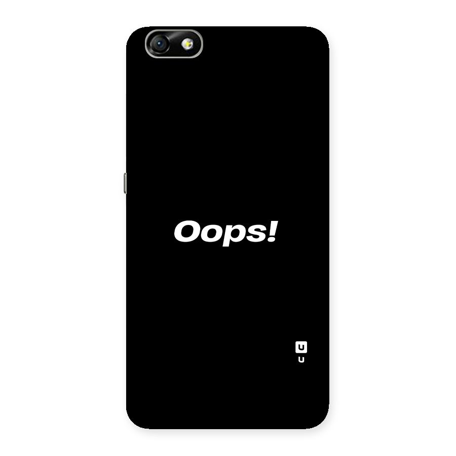Just Oops Back Case for Honor 4X