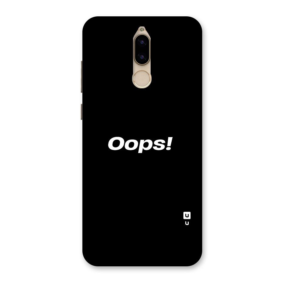 Just Oops Back Case for Honor 9i