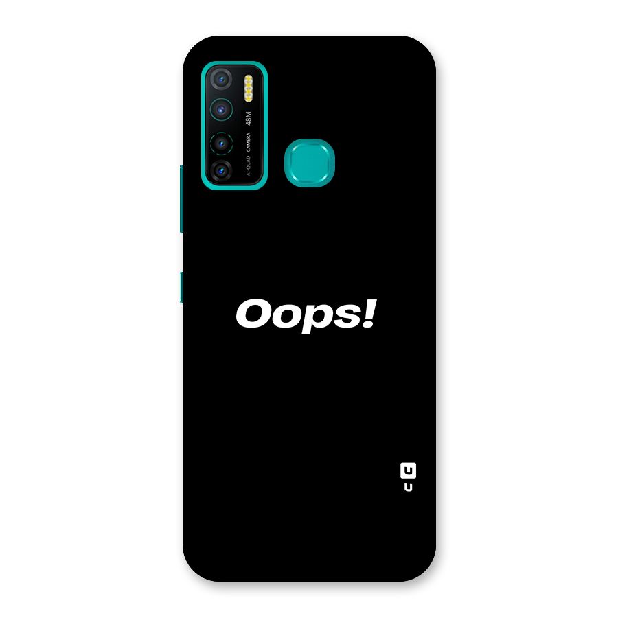Just Oops Back Case for Infinix Hot 9 Pro