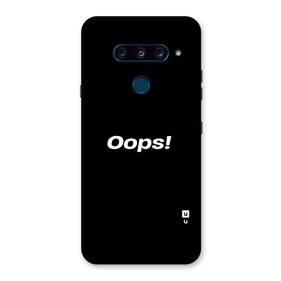 Just Oops Back Case for LG  V40 ThinQ