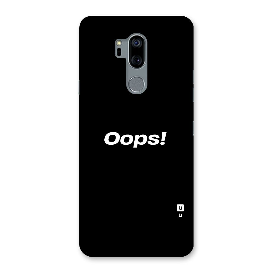 Just Oops Back Case for LG G7