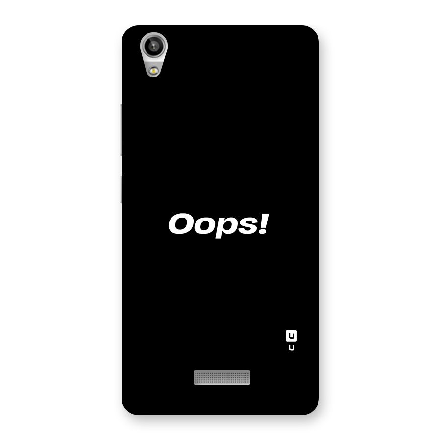 Just Oops Back Case for Lava-Pixel-V1