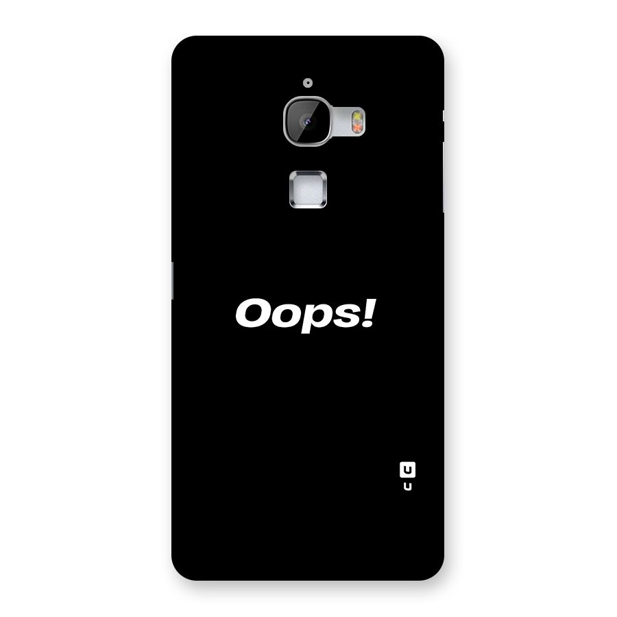 Just Oops Back Case for LeTv Le Max