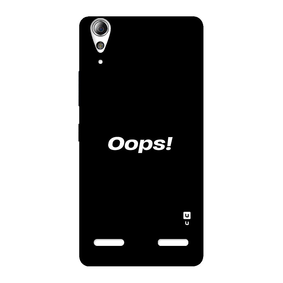 Just Oops Back Case for Lenovo A6000