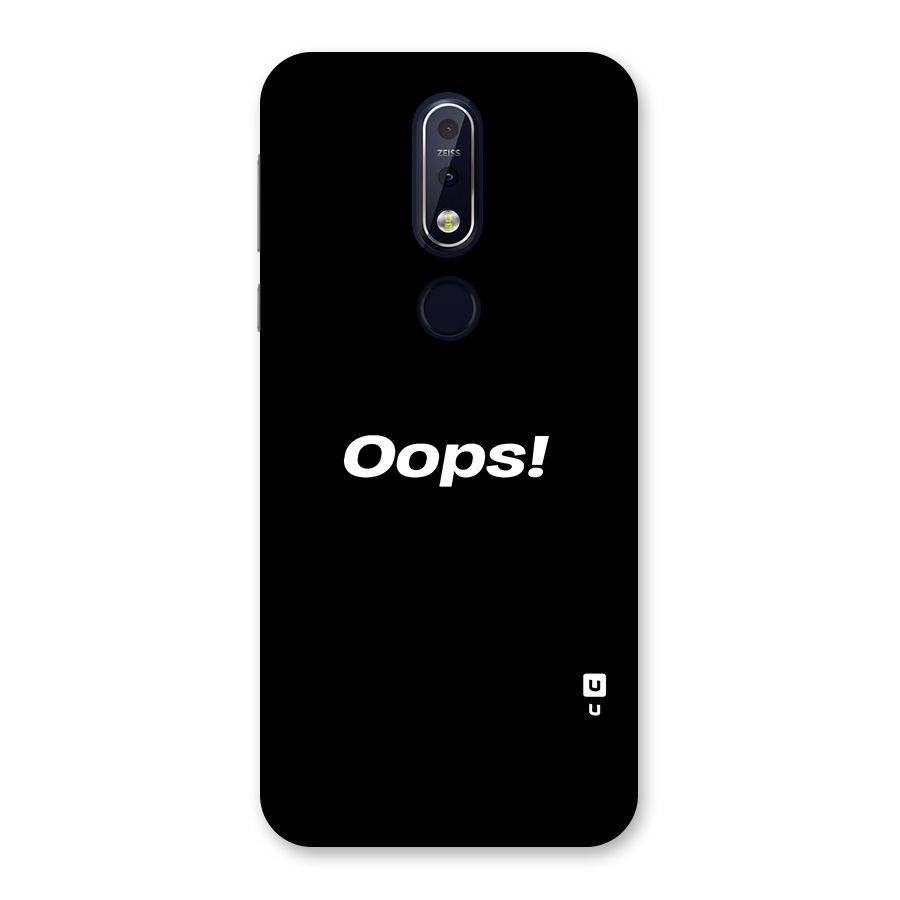 Just Oops Back Case for Nokia 7.1