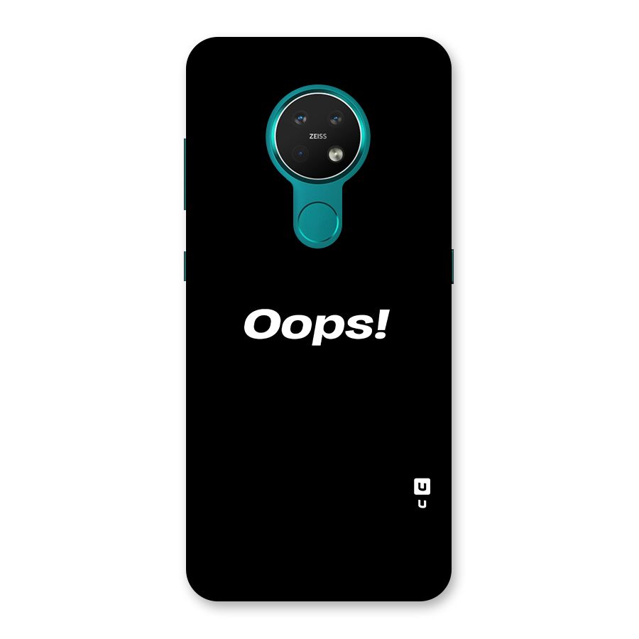 Just Oops Back Case for Nokia 7.2