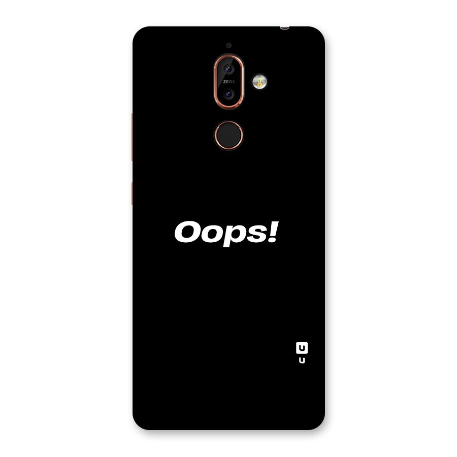 Just Oops Back Case for Nokia 7 Plus