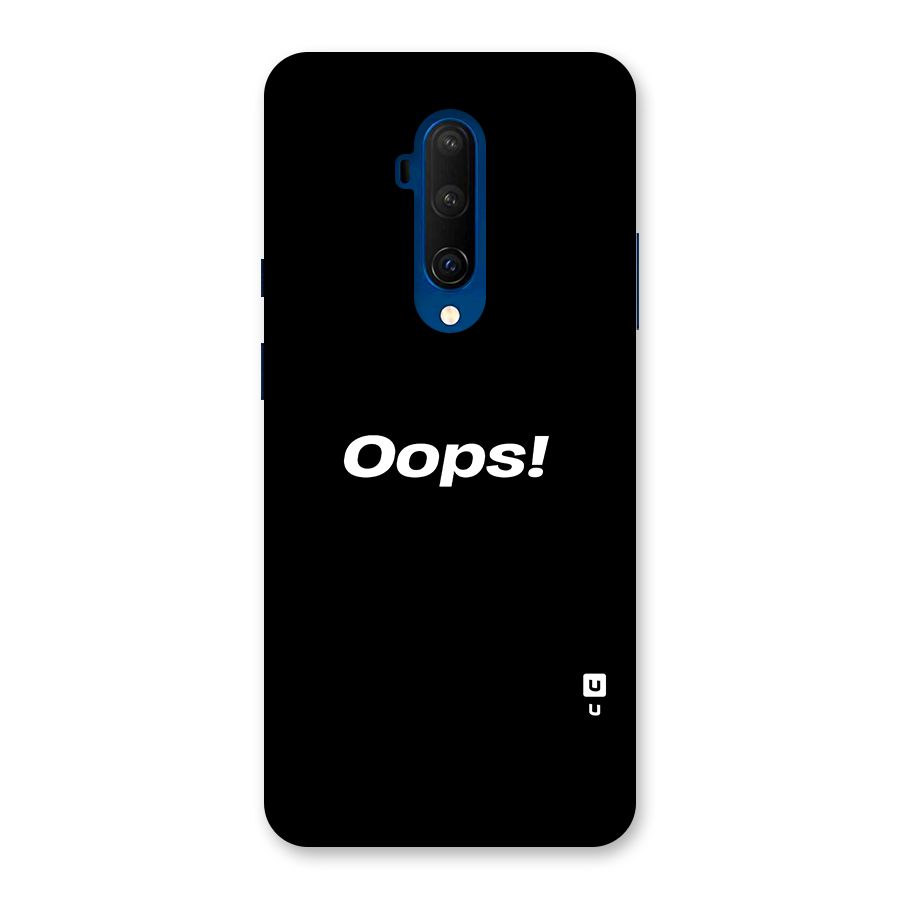 Just Oops Glass Back Case for OnePlus 7T Pro