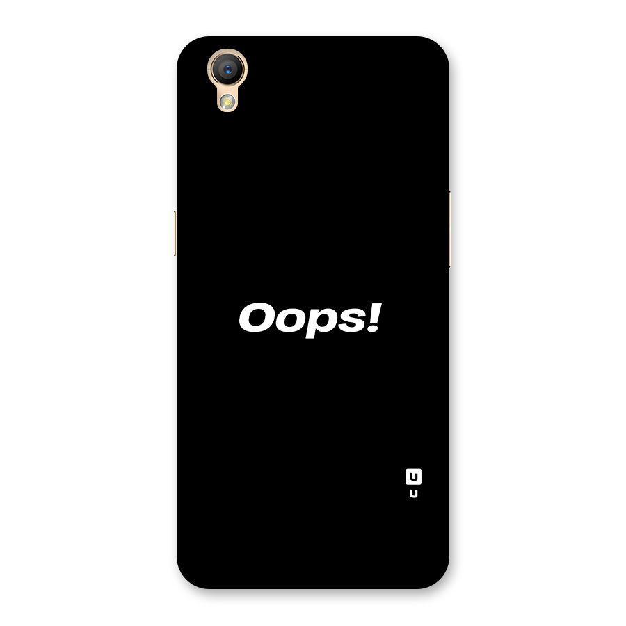Just Oops Back Case for Oppo A37
