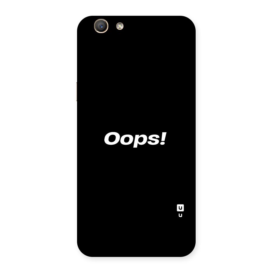 Just Oops Back Case for Oppo A59