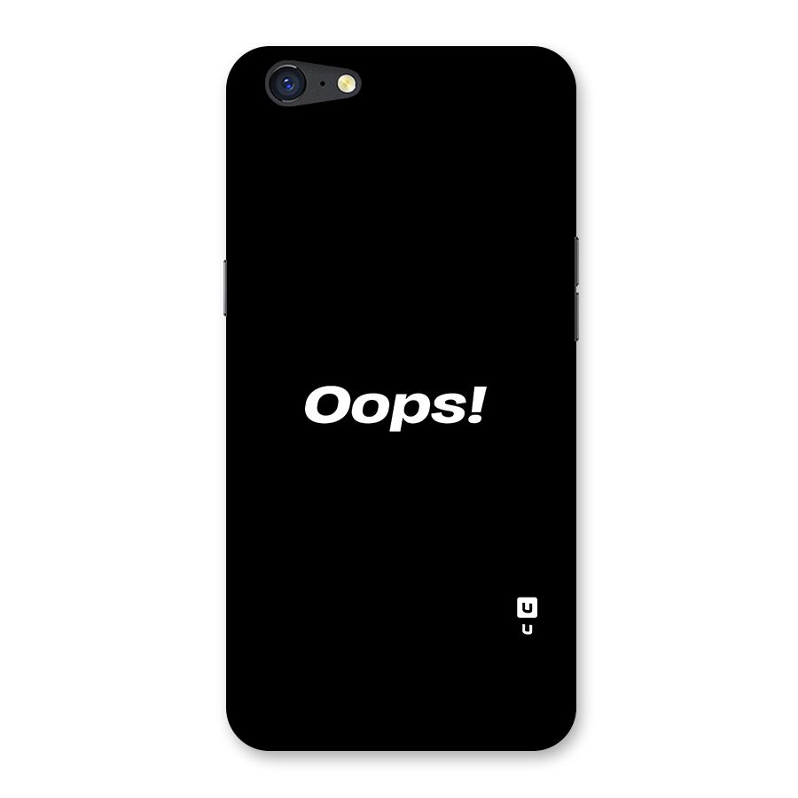 Just Oops Back Case for Oppo A71