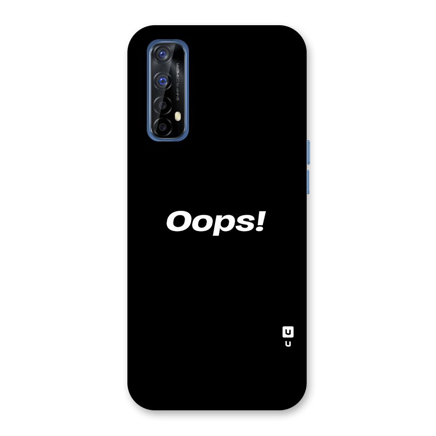 Just Oops Back Case for Realme 7
