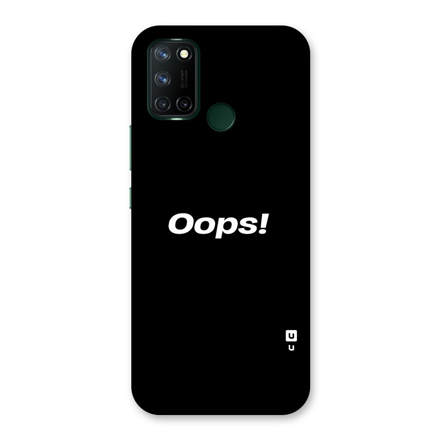 Just Oops Back Case for Realme 7i