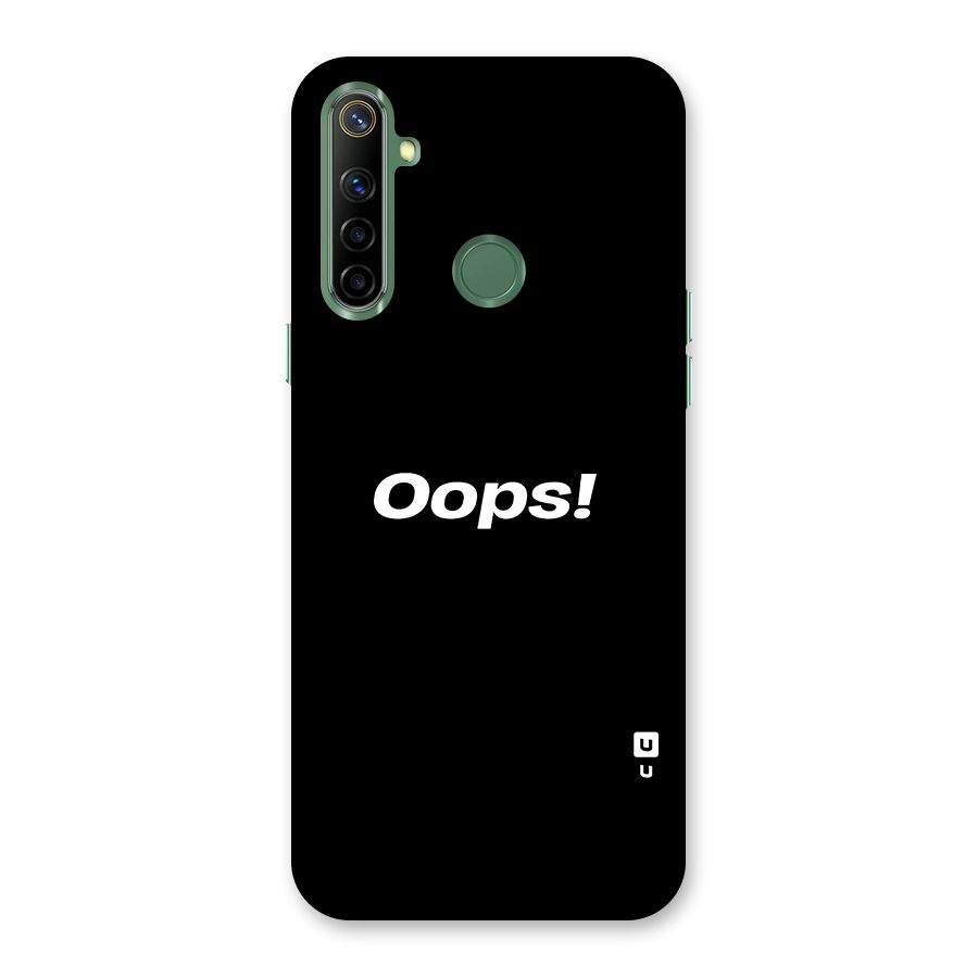 Just Oops Back Case for Realme Narzo 10