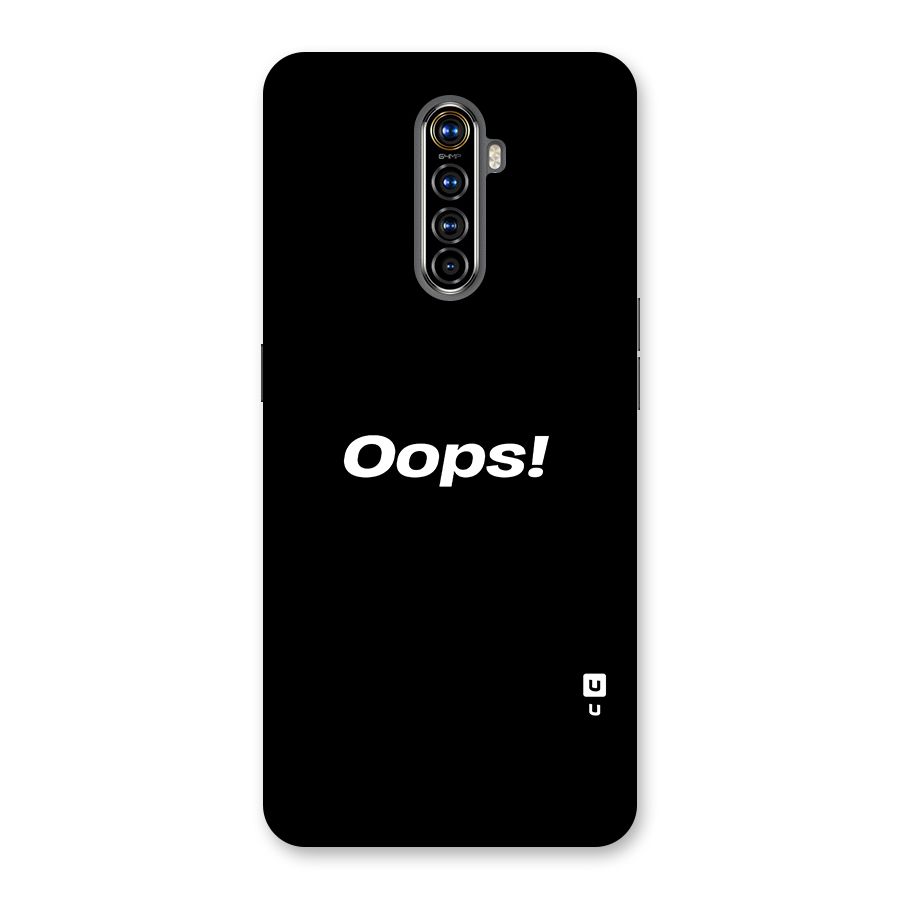 Just Oops Back Case for Realme X2 Pro