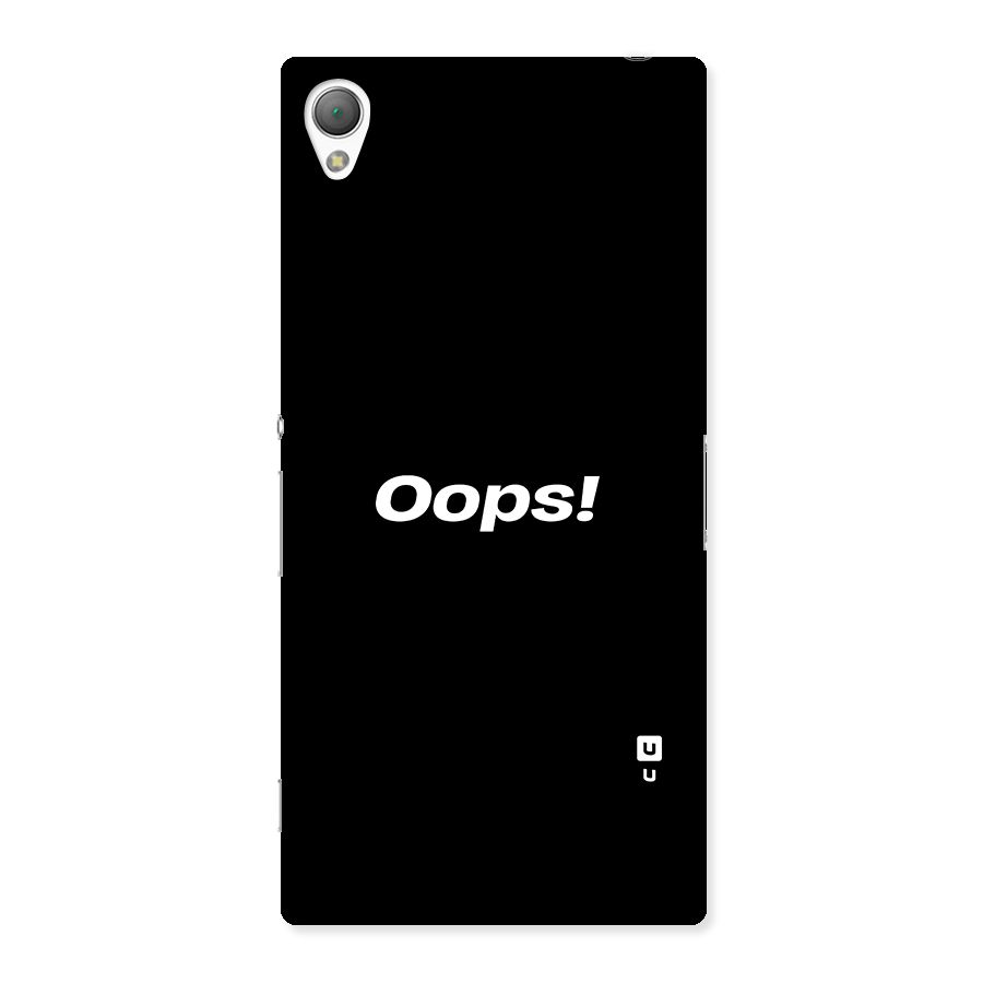 Just Oops Back Case for Sony Xperia Z3