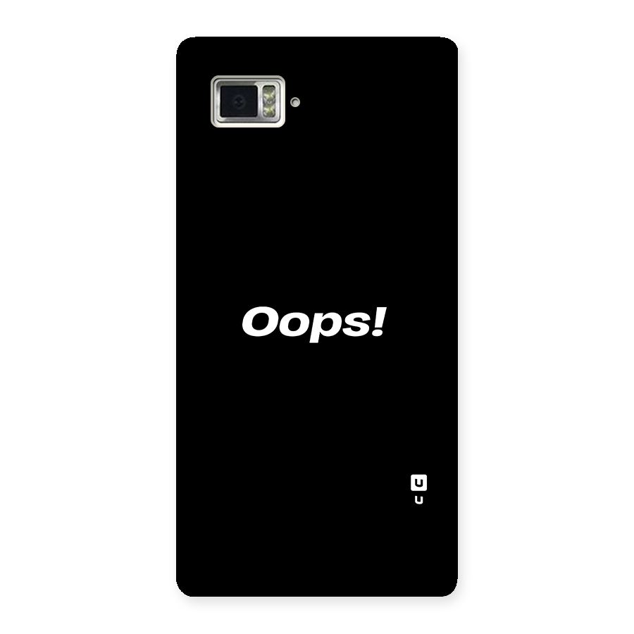 Just Oops Back Case for Vibe Z2 Pro K920