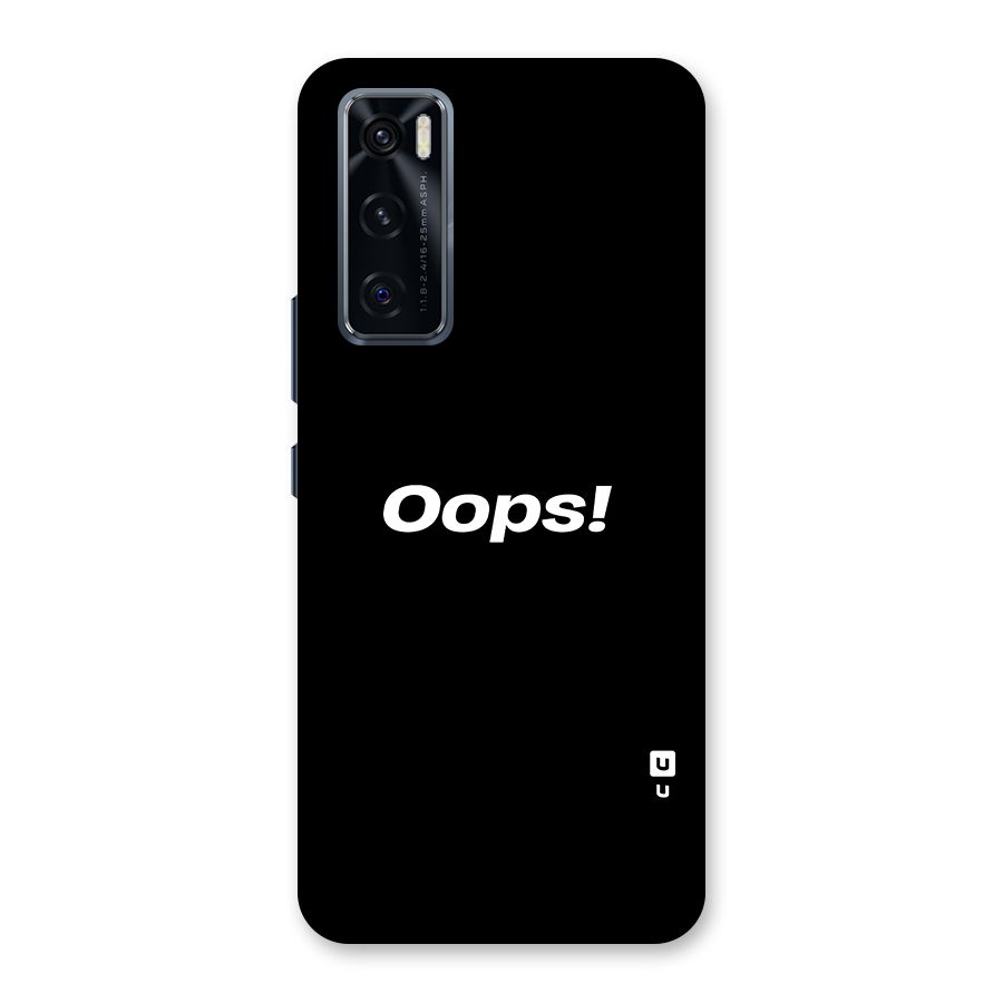 Just Oops Back Case for Vivo V20 SE