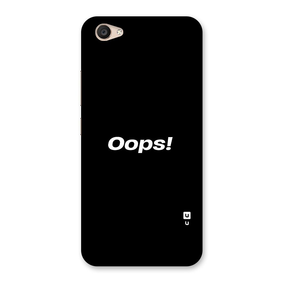 Just Oops Back Case for Vivo V5 Plus