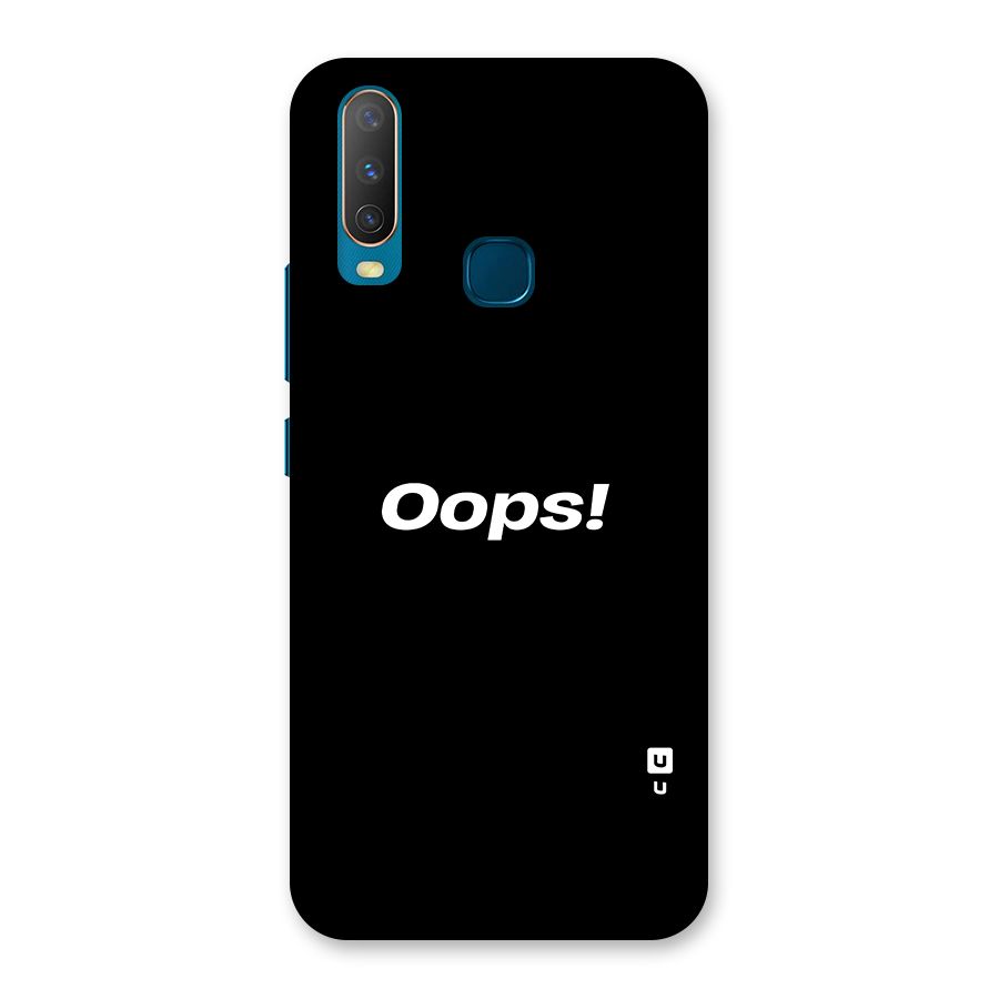 Just Oops Back Case for Vivo Y11