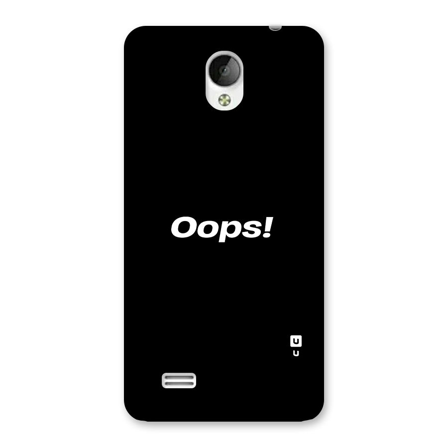 Just Oops Back Case for Vivo Y21