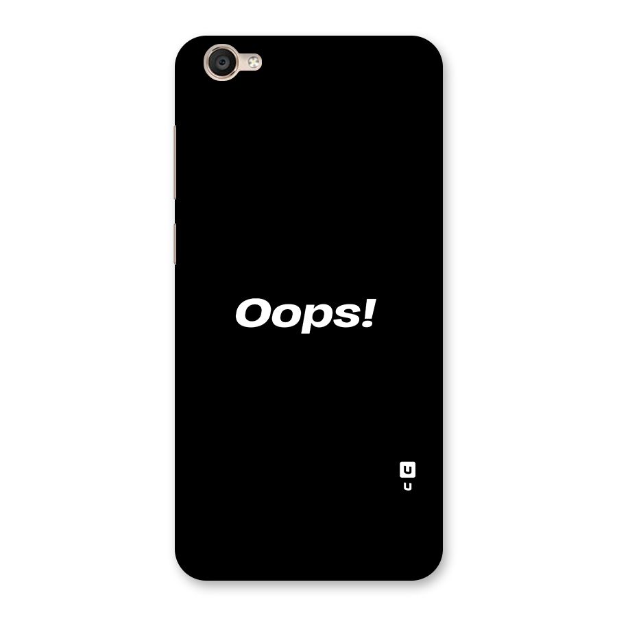 Just Oops Back Case for Vivo Y55L