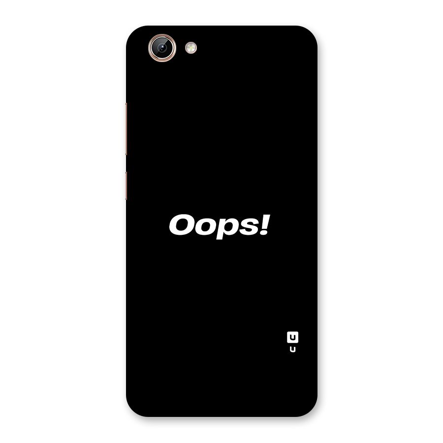Just Oops Back Case for Vivo Y71i