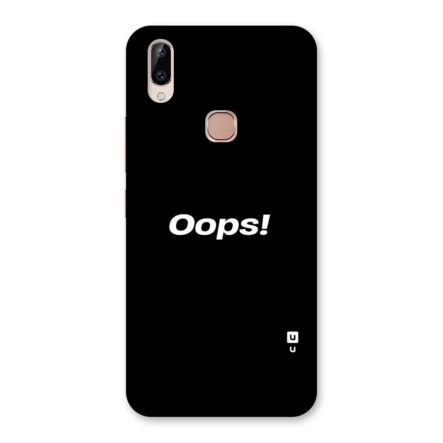 Just Oops Back Case for Vivo Y83 Pro