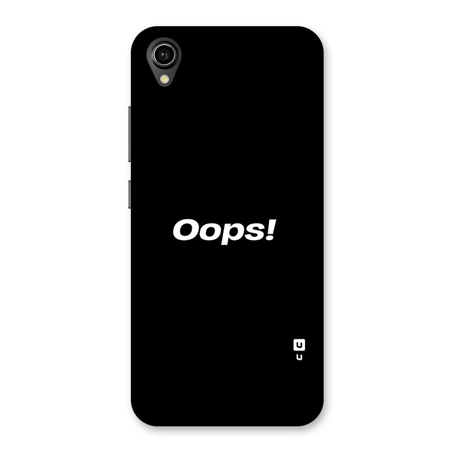 Just Oops Back Case for Vivo Y90