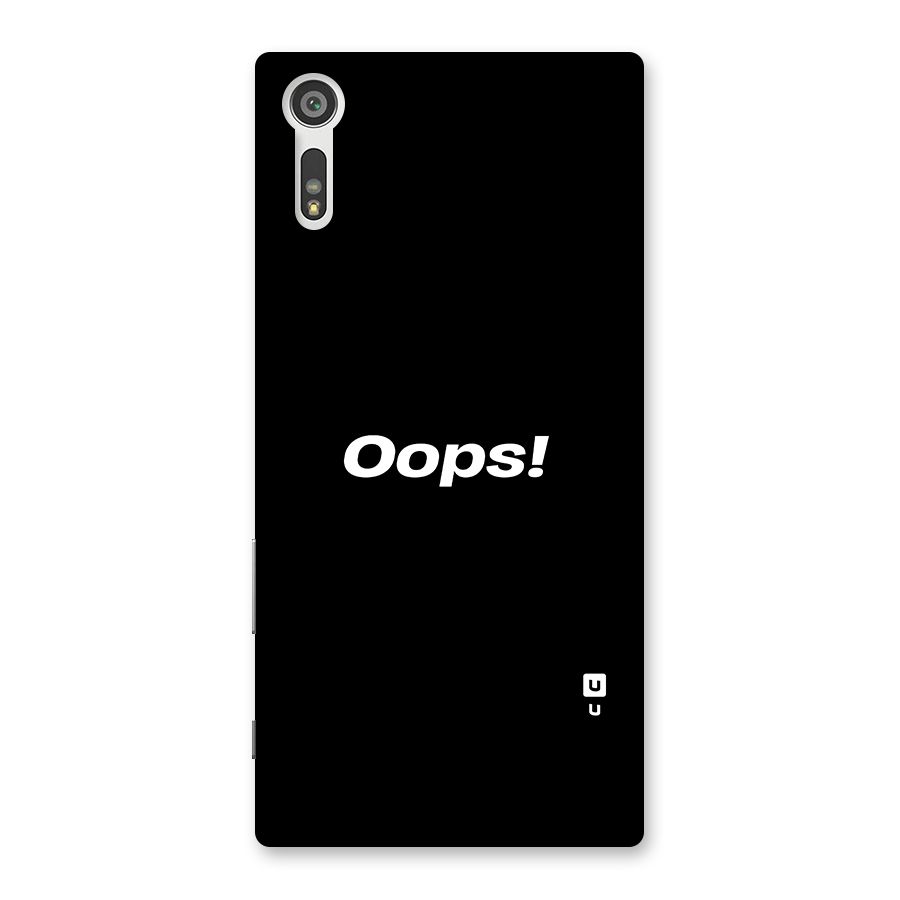 Just Oops Back Case for Xperia XZ