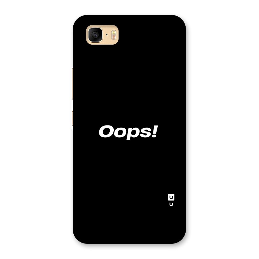 Just Oops Back Case for Zenfone 3s Max