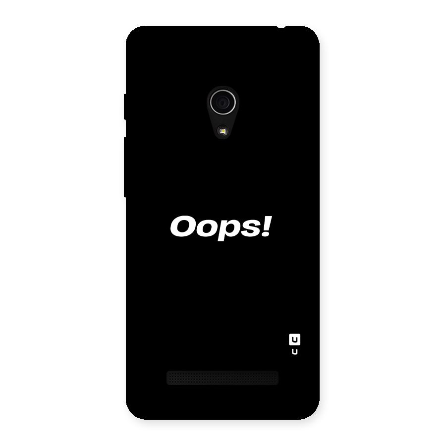 Just Oops Back Case for Zenfone 5