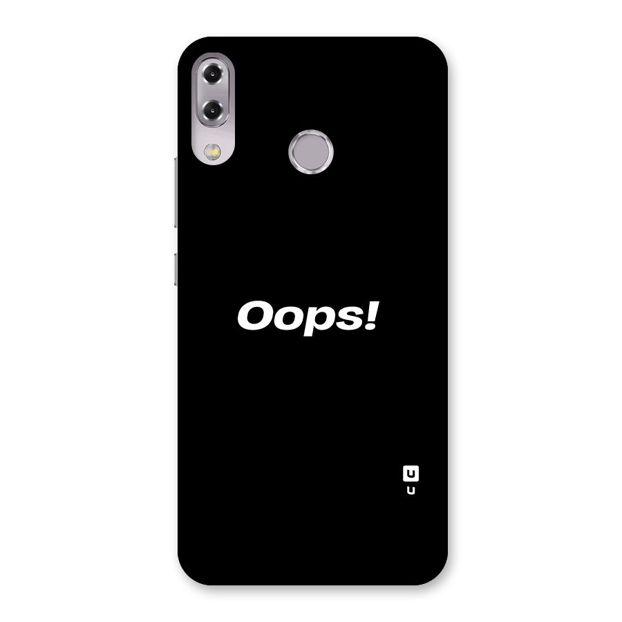 Just Oops Back Case for Zenfone 5Z