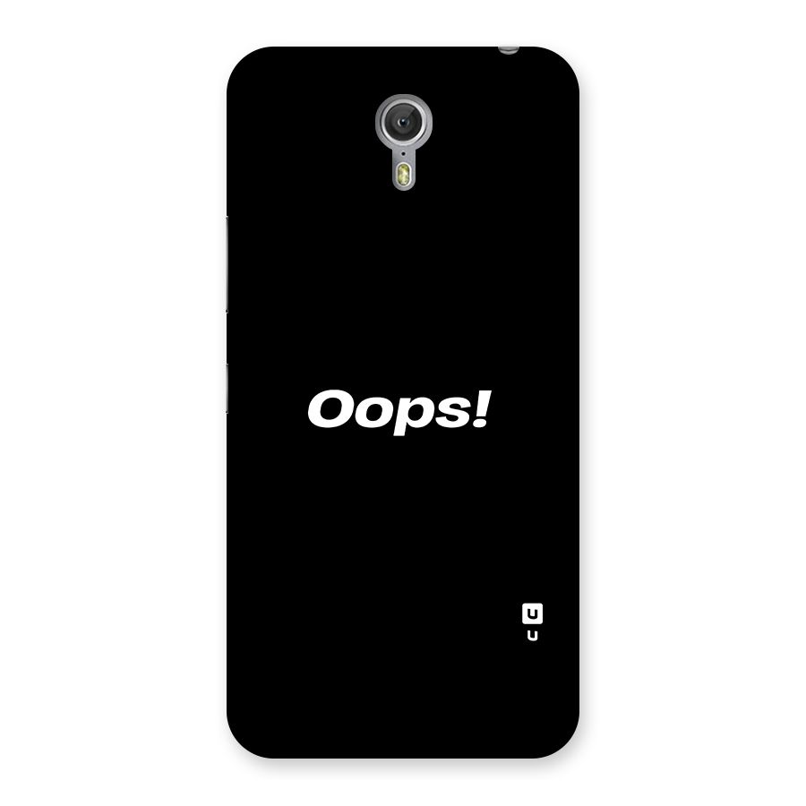 Just Oops Back Case for Zuk Z1