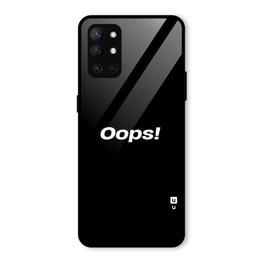 Just Oops Glass Back Case for OnePlus 9R