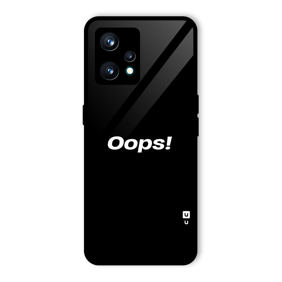 Just Oops Glass Back Case for Realme 9 Pro Plus 5G