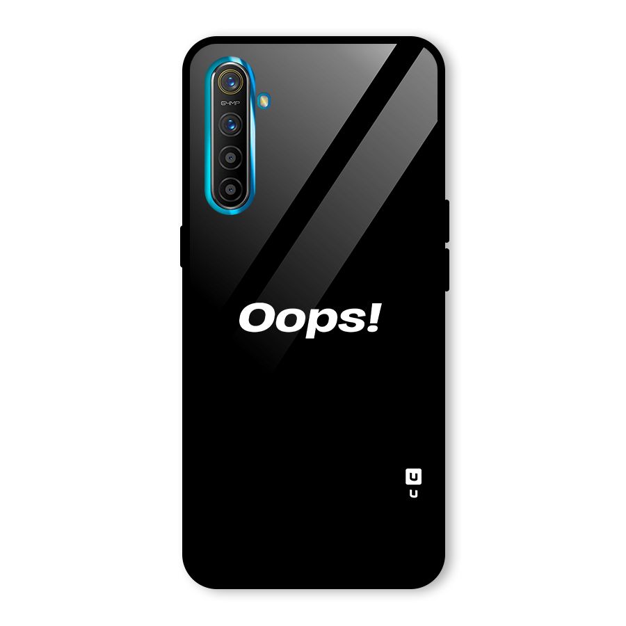 Just Oops Glass Back Case for Realme X2