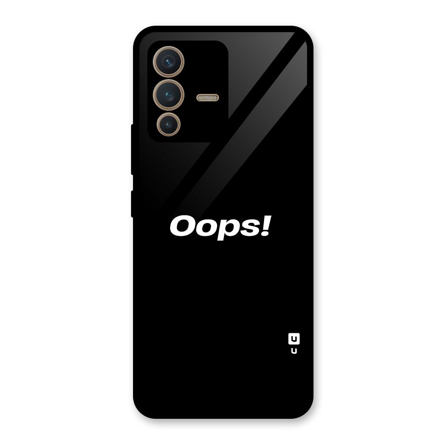 Just Oops Glass Back Case for Vivo V23 5G