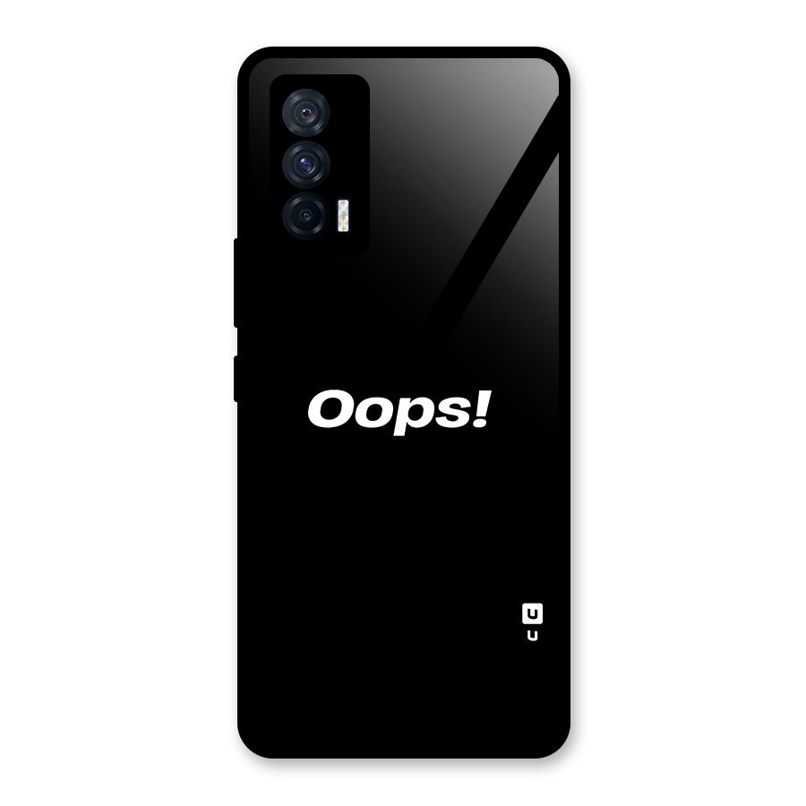 Just Oops Glass Back Case for Vivo iQOO 7 5G