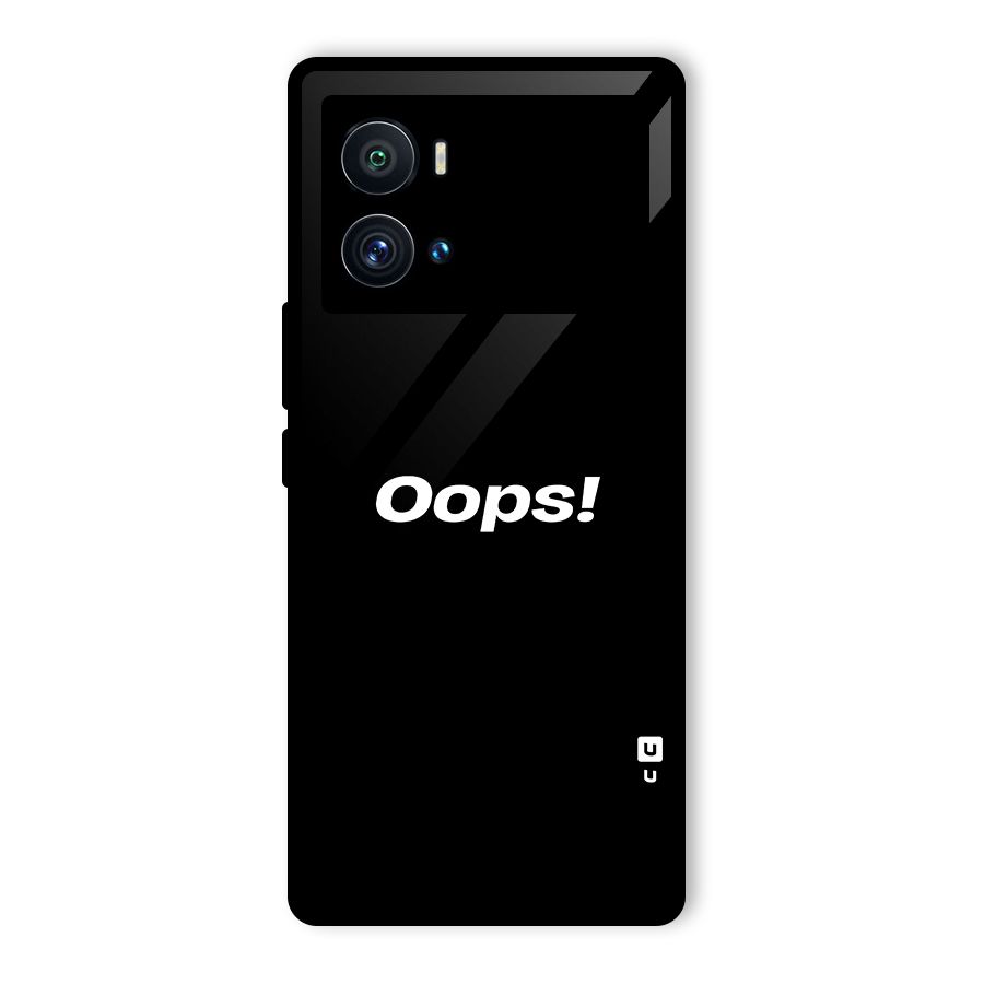 Just Oops Glass Back Case for Vivo iQOO 9 Pro