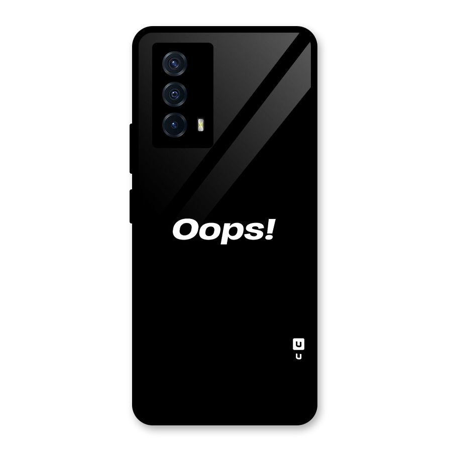 Just Oops Glass Back Case for Vivo iQOO Z5