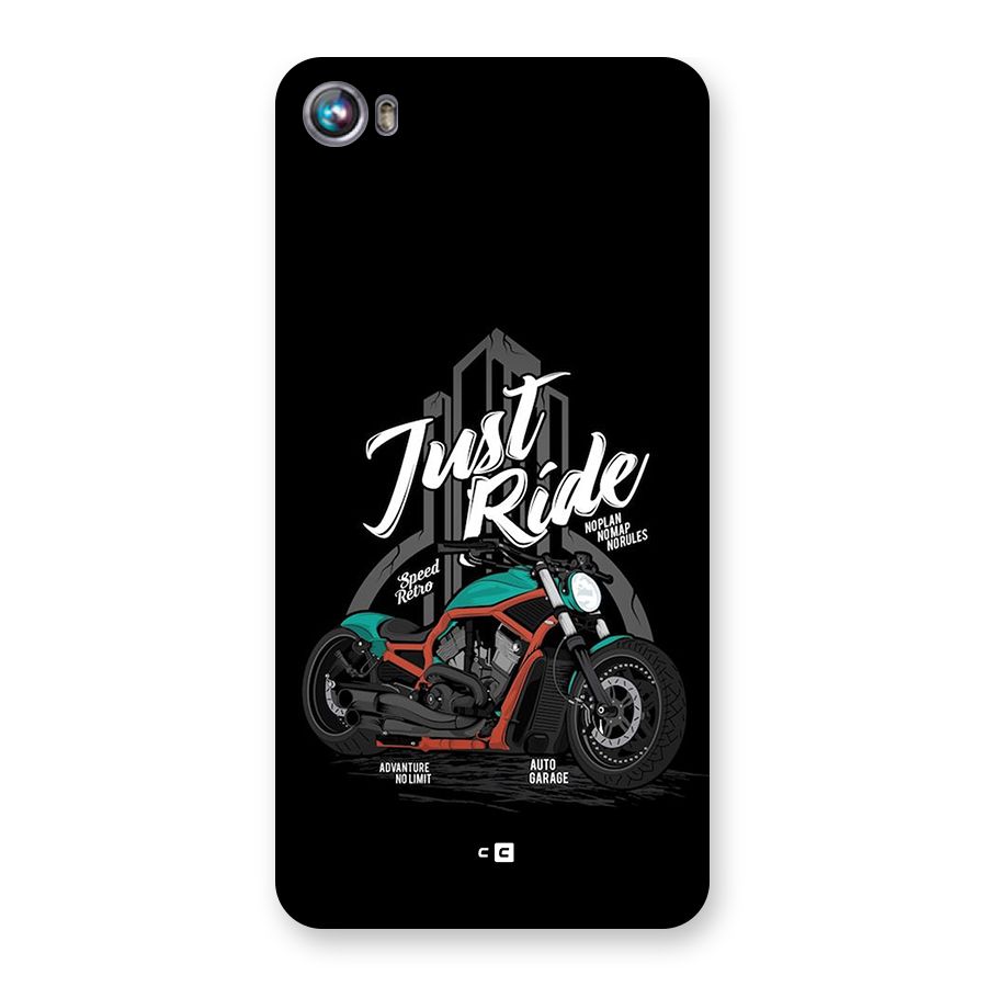 Just Ride Speed Back Case for Canvas Fire 4 (A107)