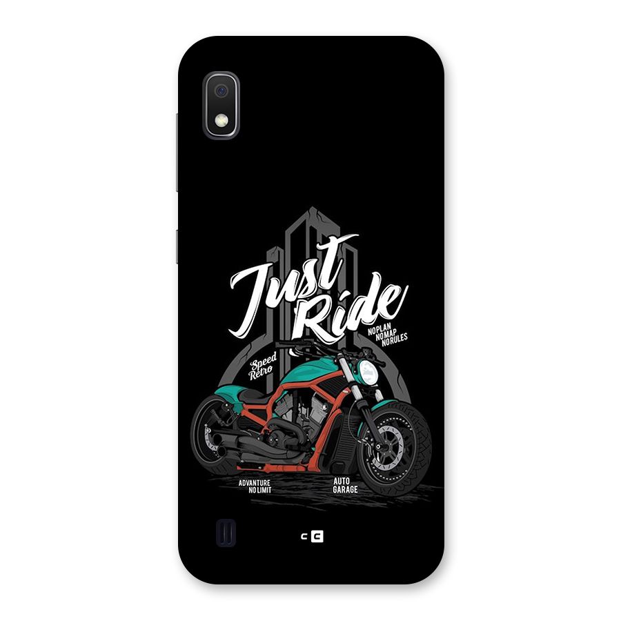 Just Ride Speed Back Case for Galaxy A10