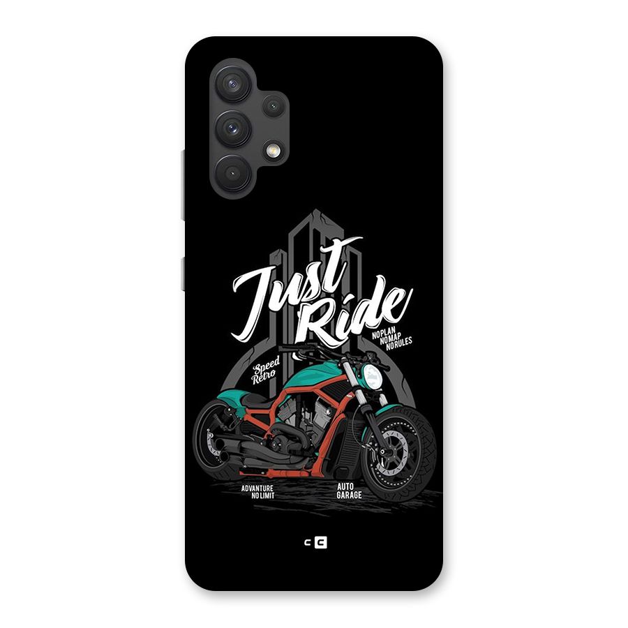 Just Ride Speed Back Case for Galaxy A32